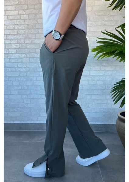 Paça Çıtçıtlı Erkek Paraşüt Pantolon P-00013587