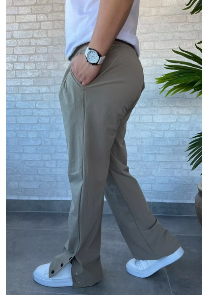 Paça Çıtçıtlı Erkek Paraşüt Pantolon P-00013587