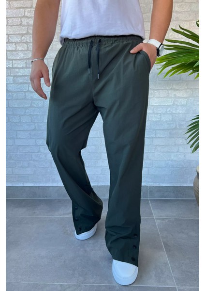 Paça Çıtçıtlı Erkek Paraşüt Pantolon P-00013587