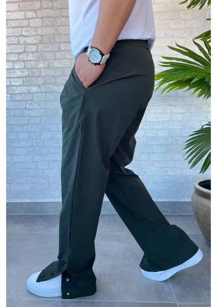 Paça Çıtçıtlı Erkek Paraşüt Pantolon P-00013587