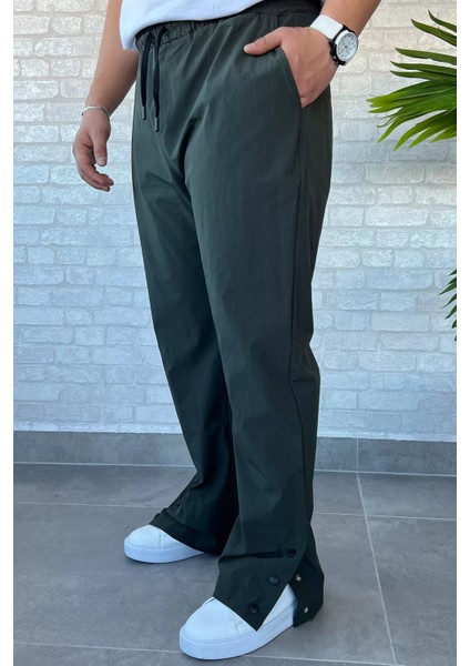 Paça Çıtçıtlı Erkek Paraşüt Pantolon P-00013587