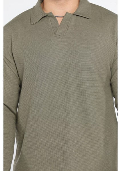 Erkek Polo Yaka Sweatshirt fırsatları