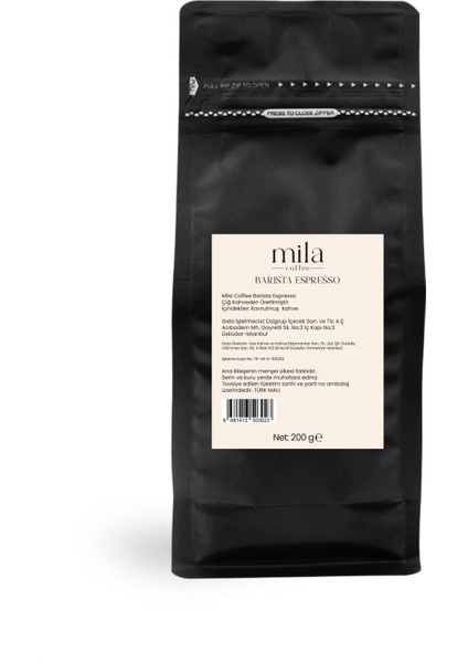 Barista Espresso Çekirdek 200G fiyatları