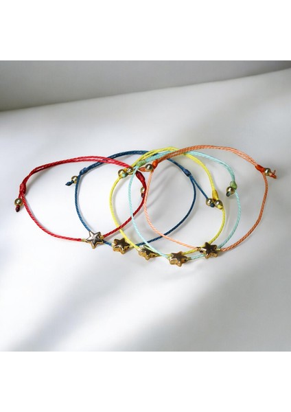 Alaçatı Ipli Metal Yıldız Objeli Kadın Bileklik indirimleri