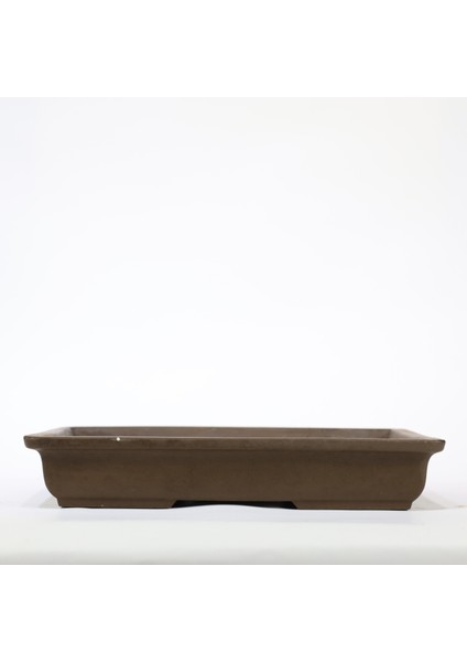 Köşeli Bonsai Saksısı Japon No.22-Sırsız (28 Cm)