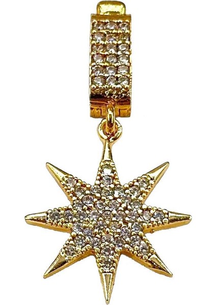 Paslanmaz Çelik Altın Kaplama Ajda Charm