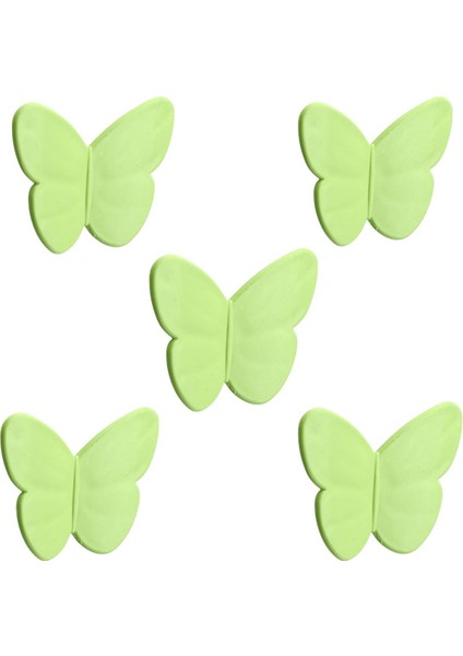 Plastik Kulp Yeşil Mobilya Çoçuk Odası Kız Erkek Dolap Kapak Kulpu Dekoratif Çekmece Kulbu 5 Adet