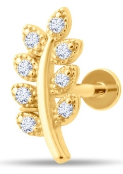 Altın Dal Tragus Piercing
