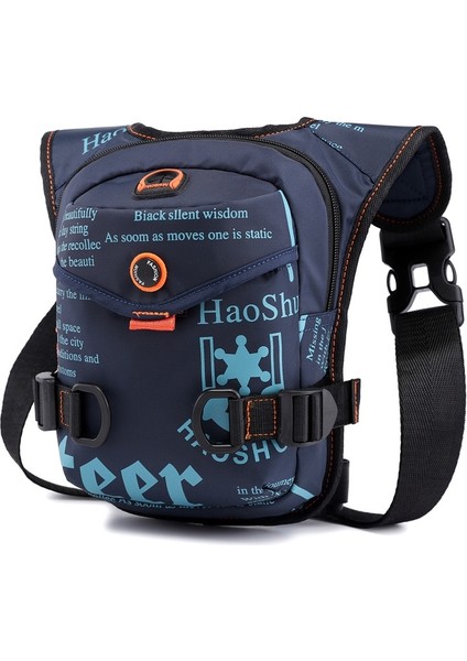 Haoshuai 5126 Binicilik Bacak Çantası Spor Erkek Göğüs Çantası (Yurt Dışından)