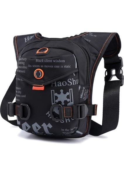 Haoshuai 5126 Binicilik Bacak Çantası Spor Erkek Göğüs Çantası (Yurt Dışından)