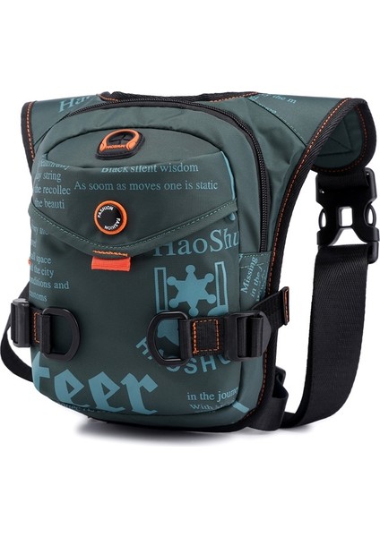 Haoshuai 5126 Binicilik Bacak Çantası Spor Erkek Göğüs Çantası (Yurt Dışından)