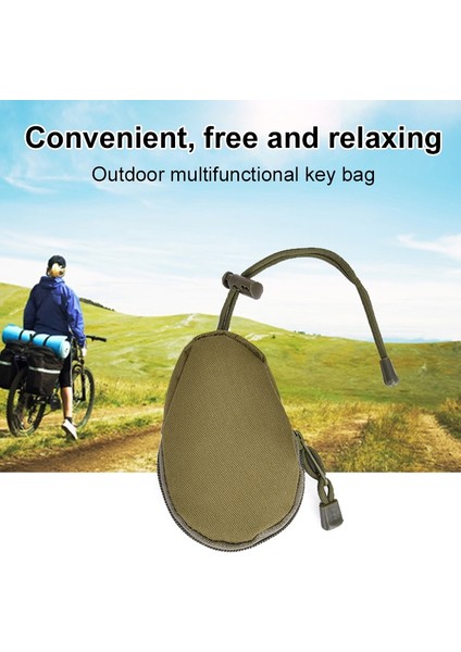 Mini Açık Yürüyüş Edc Taşıma Çantası Anahtar Bozuk Para Cüzdanı (Yurt Dışından) indirimleri