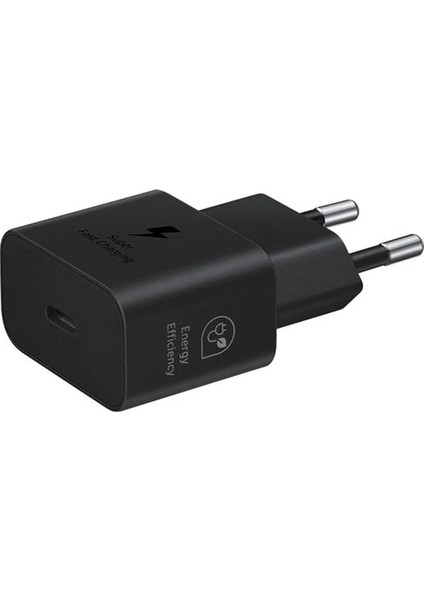 25W Şarj Başlığı Samsung Telefonlarıyla Uyumlu Type-C Hızlı Şarj Özelliği Şarj Adaptörü