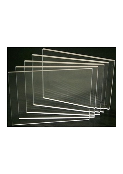 2.8mm Şeffaf Pleksi Levha Cam Görünümlü 24X33