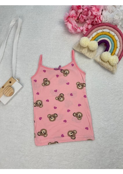 Minykids Ayıcık Desenli Atlet