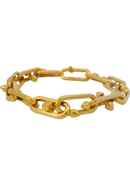 Farklı Tasarım Ataş Model Araları Ok Detaylı Sarı Altın Bileklik fiyatları