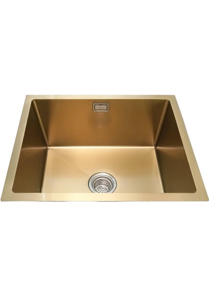 50X40 Gold Petek Dokulu Çelik Mutfak Eviyesi 304 Paslanmaz Çelik 1mm