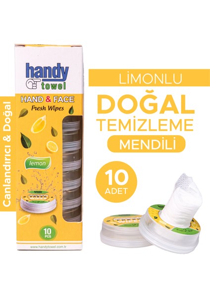 Limonlu Doğal Temizleme Mendili