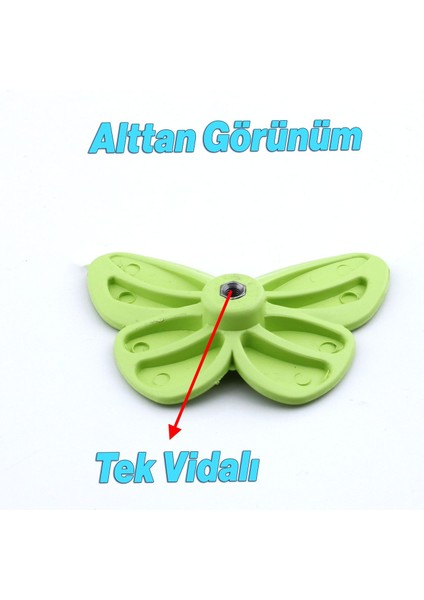 Plastik Kulp Yeşil Mobilya Çoçuk Odası Kız Erkek Dolap Kapak Kulpu Dekoratif Çekmece Kulbu 10 Adet fırsatları