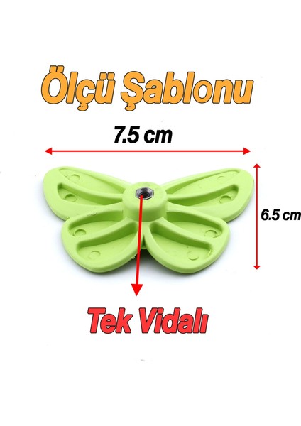 Plastik Kulp Yeşil Mobilya Çoçuk Odası Kız Erkek Dolap Kapak Kulpu Dekoratif Çekmece Kulbu 10 Adet indirimleri