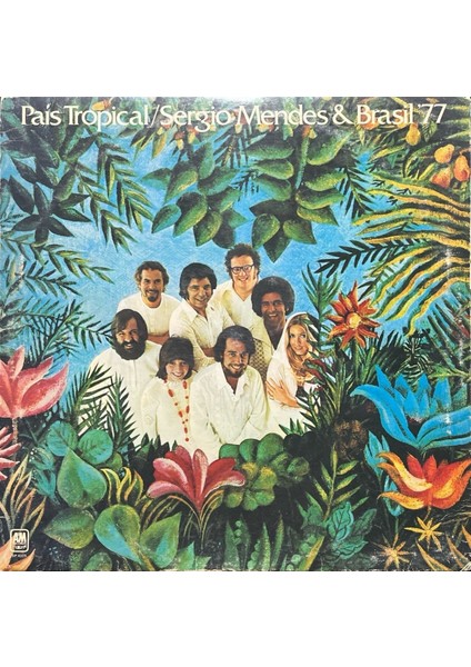 Sergio Mendes - Brasi '77 Pais Tropical Lp Plak