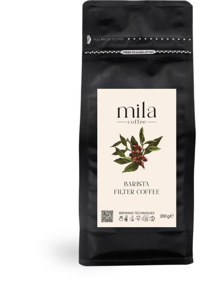 Barista Filter Coffee Filtre Kahve Öğütülmüş Blend Kahve 200G