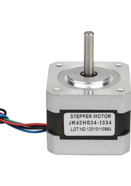 NEMA17 JK42HS34-1334 42BYG Yuvarlak Shaft Step Motor 1.3A - 34MM
