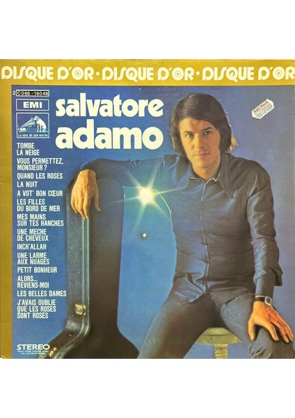 Salvatore Adamo – Le Disque D'or De, Tombe La Neige Lp Plak