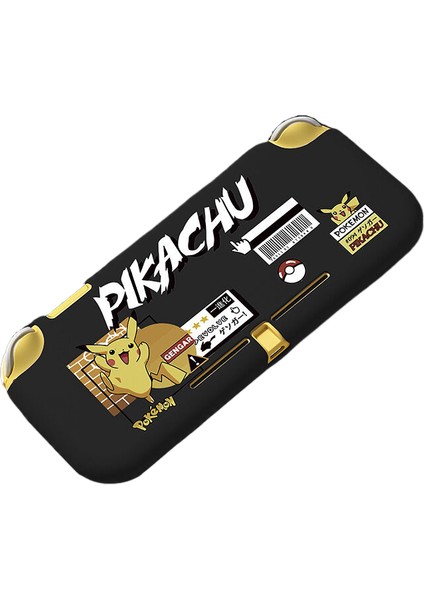 Nintendo Switch Lite Mat Kabartmalı Koruyucu Kılıf Tpu Yumuşak Kılıf Siyah (Yurt Dışından)