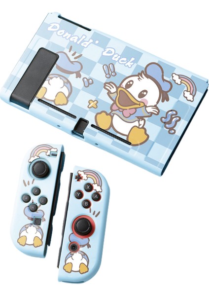Nintendo Switch Mat Kabartmalı Koruyucu Kılıf Tpu Yumuşak Kılıf Donald Duck (Yurt Dışından)