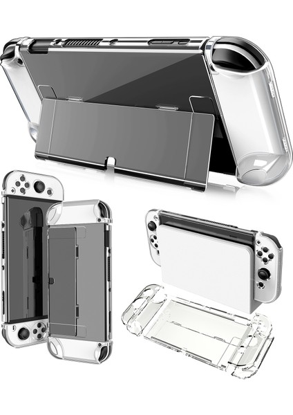 Nintendo Switch Için Uygun Oled Kristal Koruyucu Kılıf Hard Case (Yurt Dışından)