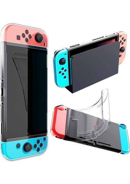 Nintendo Switch Için Uygun Şeffaf Bölünmüş Koruyucu Kılıf (Yurt Dışından)