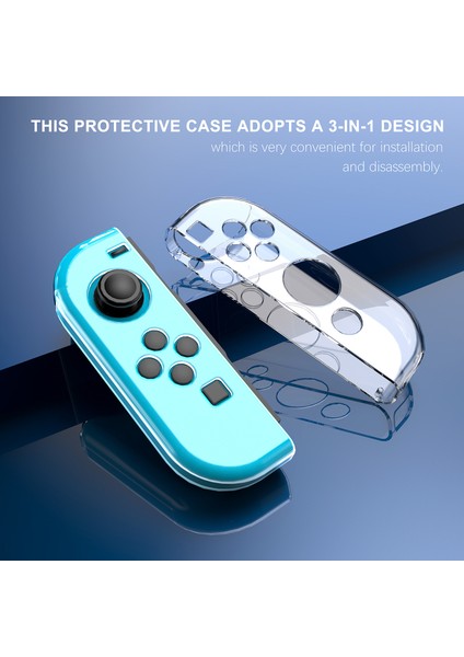 Nintendo Switch Için Uygun Şeffaf Bölünmüş Koruyucu Kılıf (Yurt Dışından) fiyatları