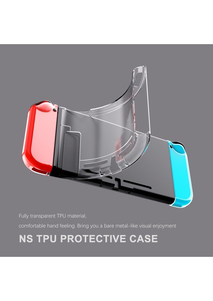 Nintendo Switch Için Uygun Şeffaf Bölünmüş Koruyucu Kılıf (Yurt Dışından) modelleri