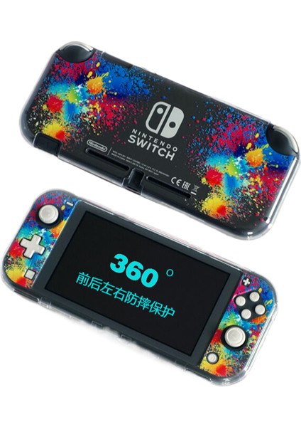 Nintendo Switch Lite Için Uygun, Renkli Grafiti Temalı Mat Boyalı Koruyucu Kapak (Yurt Dışından)