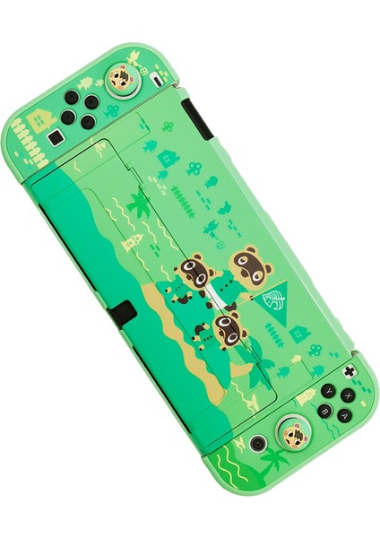 Nintendo Switch Oled Bölünmüş Hepsi Bir Arada Koruyucu Kılıf Animal Crossing (Yurt Dışından)