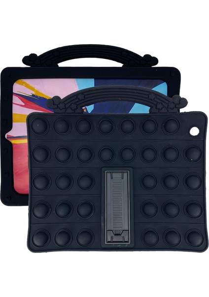 Apple iPad 2 Uyumlu Standlı Pop It Arka Koruma