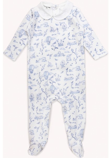 Bebek Tulum - Toile De Jouy / Mavi