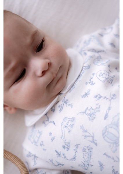 Bebek Tulum - Toile De Jouy / Mavi indirimleri