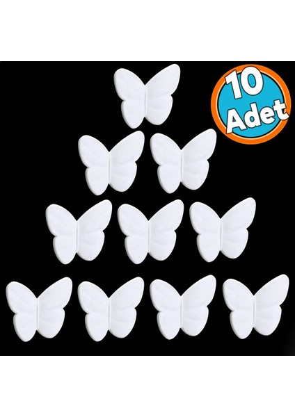 Plastik Kulp Beyaz Mobilya Çoçuk Odası Kız Erkek Dolap Kapak Kulpu Dekoratif Çekmece Kulbu 10 Adet