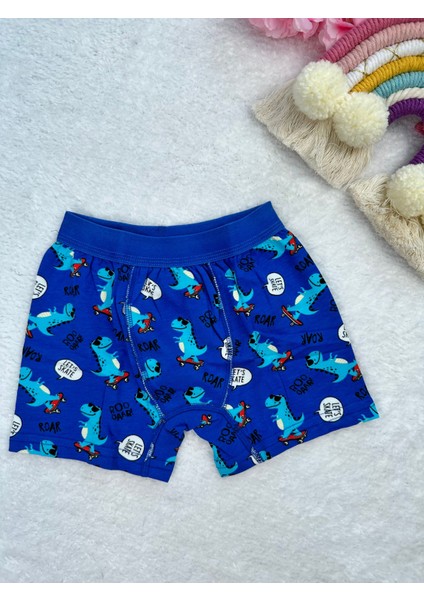 Minykids Sevimli Dinozor Desenli Boxer