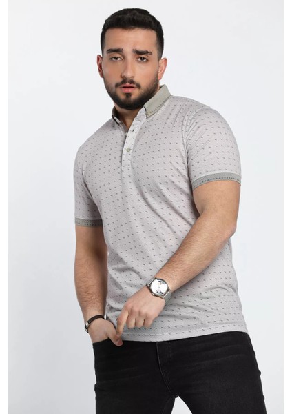 Desenli Erkek Polo Yaka Tişört