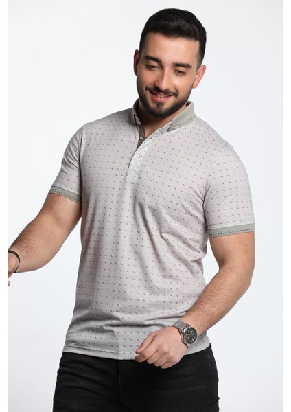 Desenli Erkek Polo Yaka Tişört fırsatları