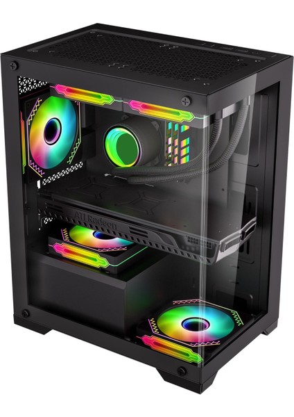 XSR1020 I5 7400 16GB Ram 512GB SSD 4gb GTX1050 Ti Ekran Kartı Masaüstü Oyun Bilgisayarı
