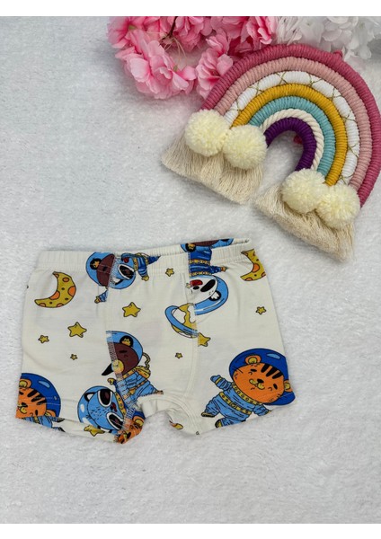 Minykids Uzay Desenli Boxer