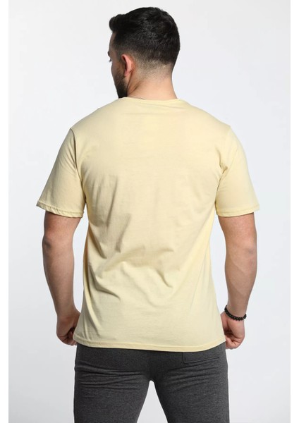 Calıfornıa Baskılı Bisiklet Yaka Erkek Tişört indirimleri