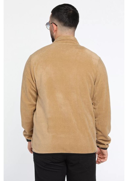 Erkek Dik Yaka Fermuarlı Polar Sweatshirt modelleri