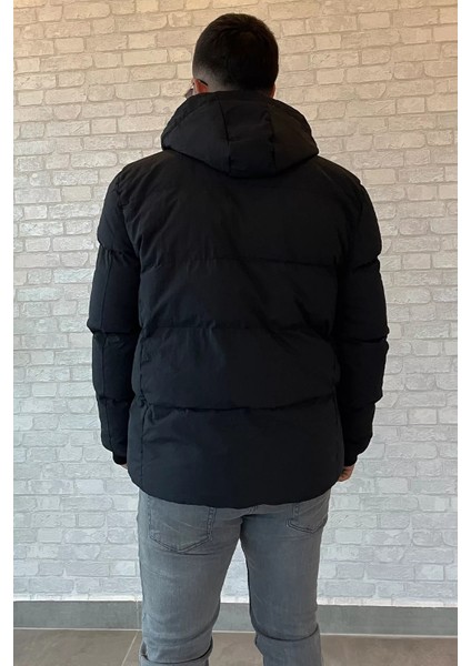 Kapüşonlu Astarlı Erkek Şişme Mont P-00013393 modelleri