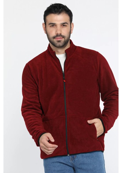 Erkek Dik Yaka Fermuarlı Polar Sweatshirt fiyatları