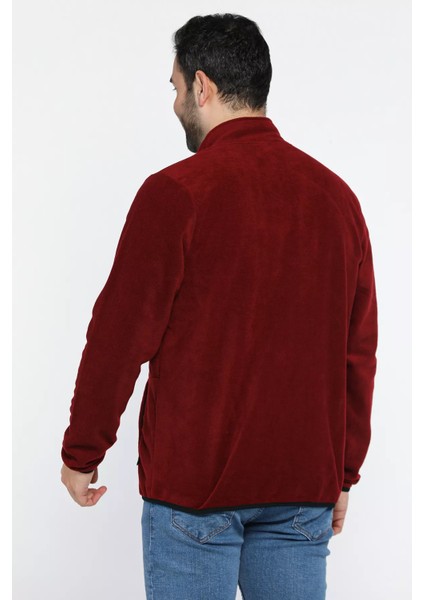 Erkek Dik Yaka Fermuarlı Polar Sweatshirt modelleri
